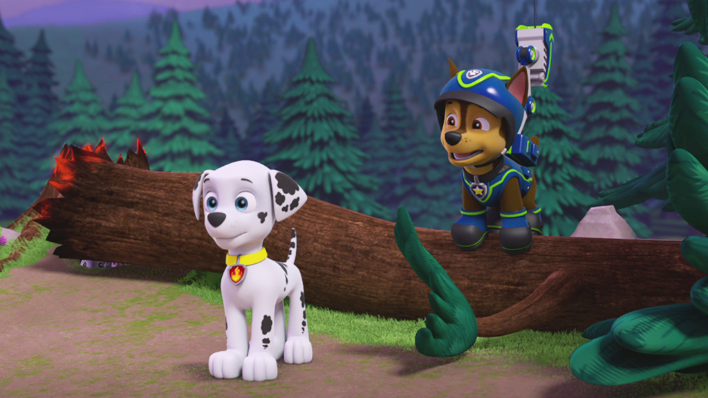 paw patrol chase and marshall track