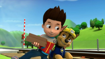 Modified Paw Patrol Screenshot, Railroad Crossing