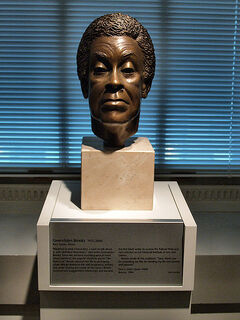 Sara S. Miller's 1994 Bronze Portrait Bust Of Gwendolyn Brooks