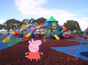 PeppaPigAtRealPlayground