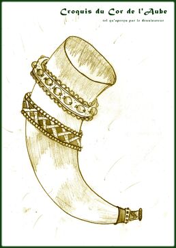 Croquis du cor de l'aube