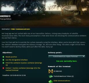 Amerigo II Info