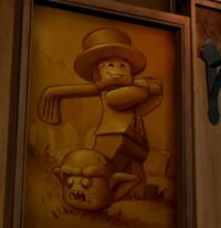 Bullroarer Portrait LEGO