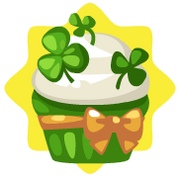 Shamrock cupcake