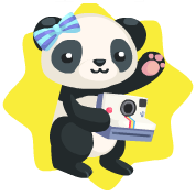 Wwf panda with camera