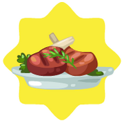 Lamb chop with rosemary