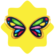 Stained glass wings
