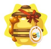 Homegrown honey pot