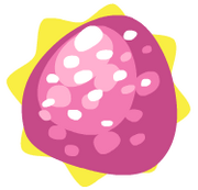 Giant pink gumdrop
