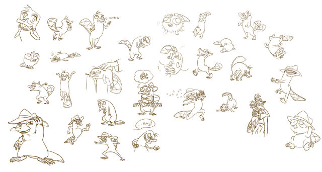 File:Perry the Platypus Free Linearts, by Pink-Shimmer.jpg