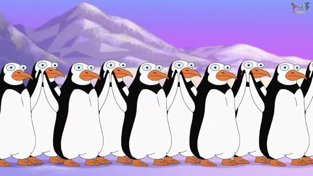File:Penguins raising their hands.jpg