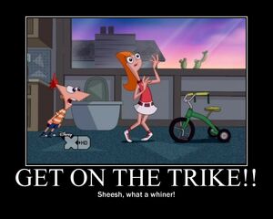 Get on the trike!!