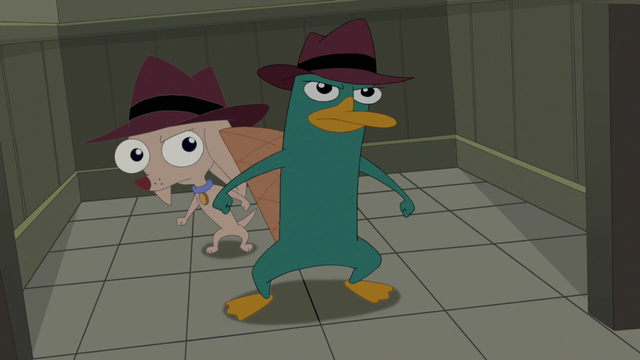 File:Perry the Platypus and his pet dog.png