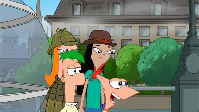 File:Phineas and Ferb walk past Candace and Stacy.jpg