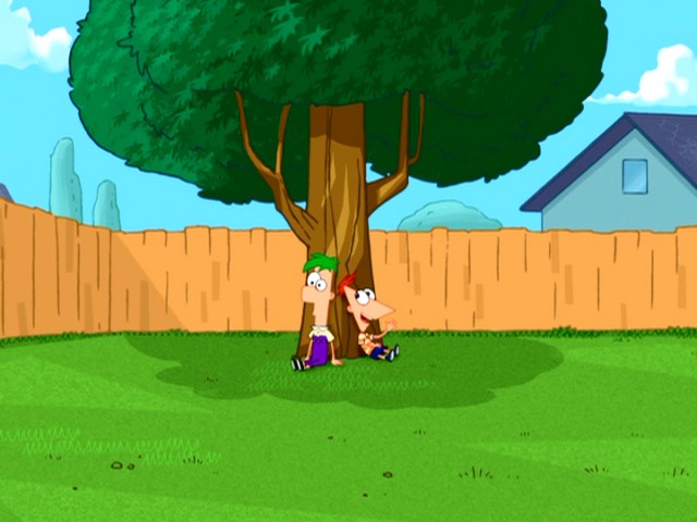Image - Phineas and Ferb in the backyard.jpg | Phineas and ...