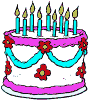 Tv birthday cake