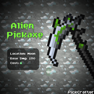 Alien pickaxe info