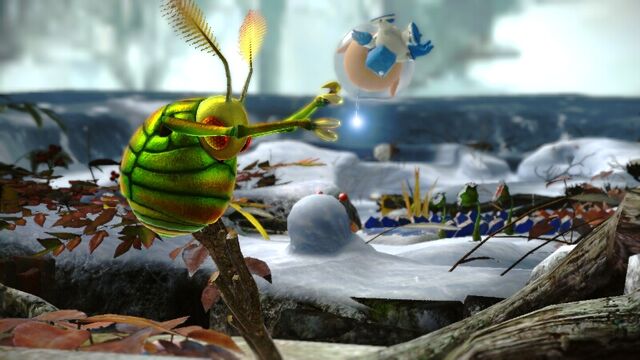 File:SwoopingSnitchbugThrowingAlph-Pikmin3.jpg