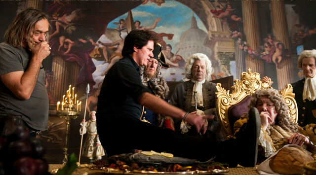 File:RobMarshallDemonstratingLegOnSet.jpg