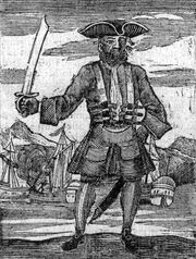 453px-General History of the Pyrates - Blackbeard the Pirate (1725)
