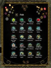 Will's Average Fishing Inventory