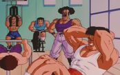 Mister Satan ćwiczy wraz z uczniami.jpg