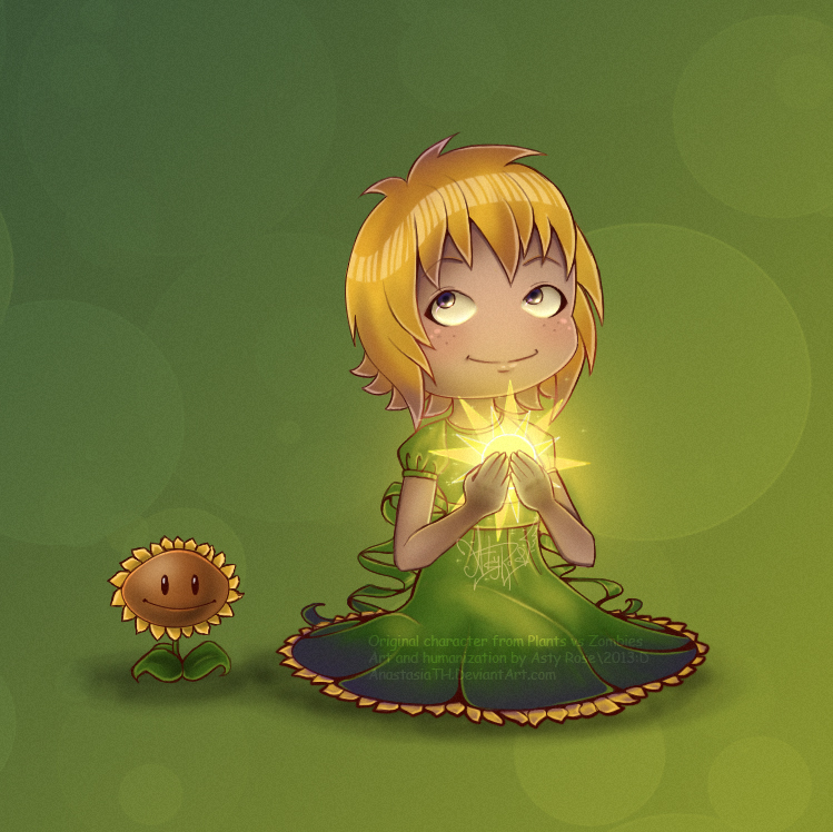 Image - Pvz sunflower by anastasiath-d676dxs.jpg | Plants vs. Zombies ...