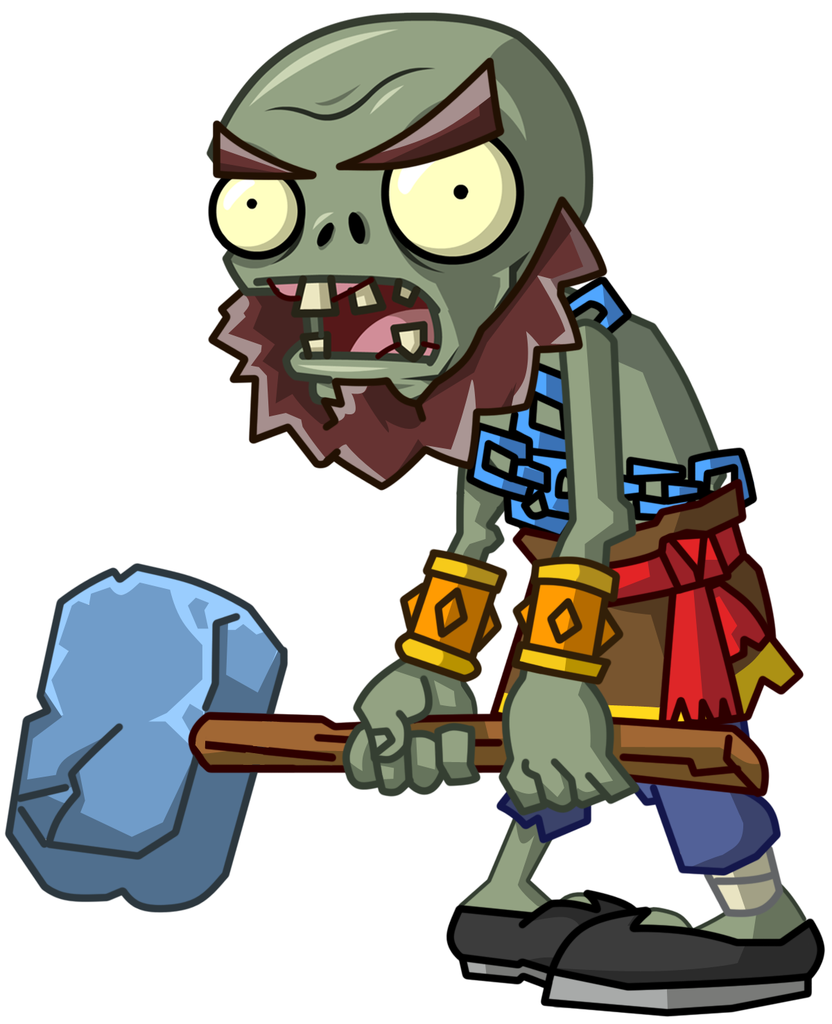 Image HDHammerZombie.png Plants vs. Zombies Wiki FANDOM powered