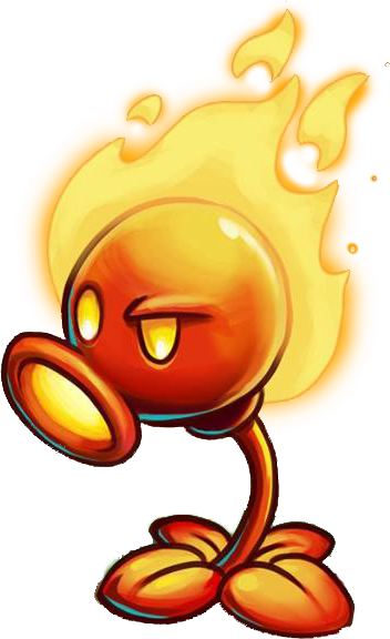 Lanzaguisantes de fuego | Wiki Plants vs. Zombies | FANDOM powered by Wikia