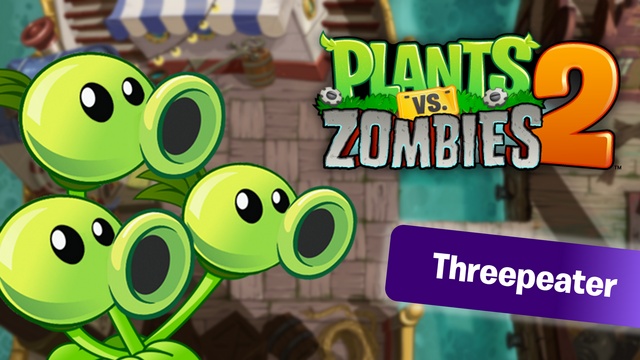 File:PvZ2 Threepeater WallpaperbyKh07.png