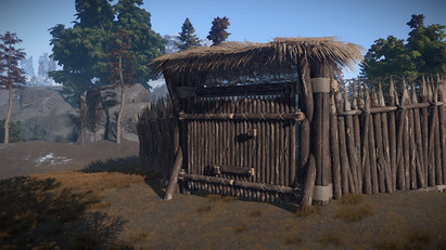 High External Wooden Gate