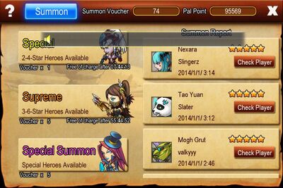 Special Summon Event