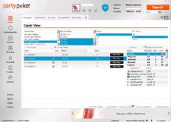 Party Poker Lobby