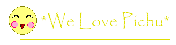 We Love Pichu