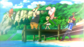Summer Camp fishing competition