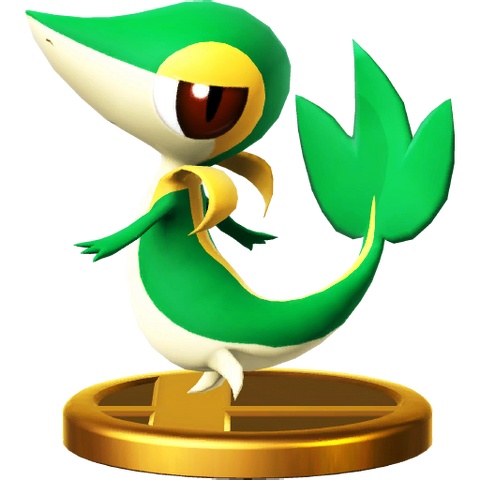 File:Snivy trophy SSBWU.png