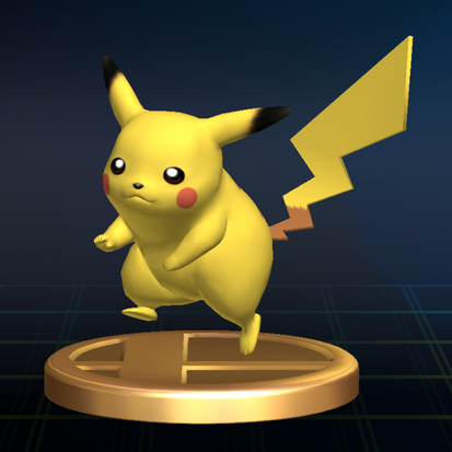 File:Pikachu trophy SSBB.png
