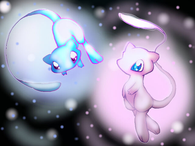 File:Shiny Mew and Mew.jpg