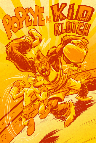 File:Popeye vs. Kid Klutch by BeastPop.png