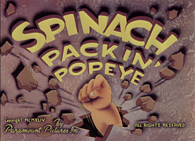 Spinach Packin Popeye