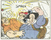 Skom beaten