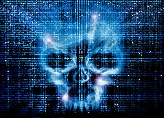 File:Cybersecurity-skull-blue-Matrix.jpg