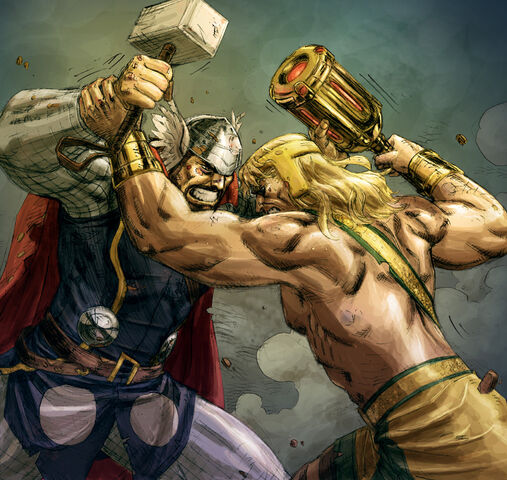 File:Hercules VS Thor colored by ReillyBrown.jpg