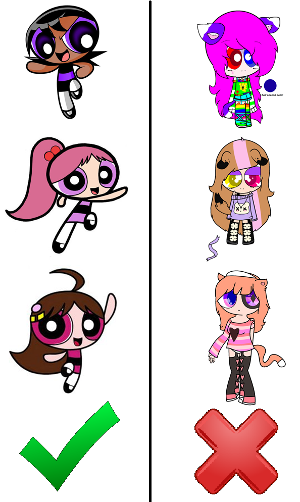 Image Powerpuff Girls OC Good vs Bad.png Powerpuff Girls Wiki FANDOM powered by Wikia