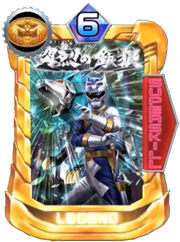 GaoSilver Card in Super Sentai Legend Wars