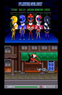 MMPR SNES Level 1