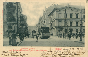 Berliner Strasse - 1899 - Pocztówka