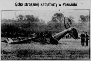 Kurier Poznański - katastrofa lotnicza