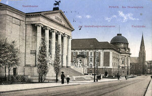 Am-Theaterplatz-Stadttheater-Paulikirche-Kgl-Ansiedlungskommission