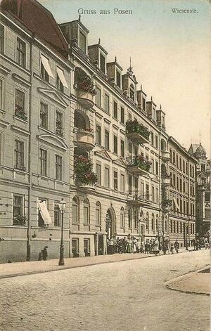 Ulica Łąkowa - 1916